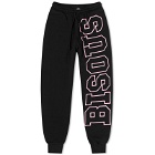 Bisous Skateboards College Sweat Pant in Black