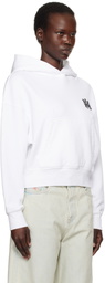 AMIRI White MA Core Logo Hoodie
