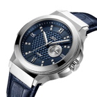 JBW Saxon 48 Quartz Diamond Blue Dial Mens Watch J6373B