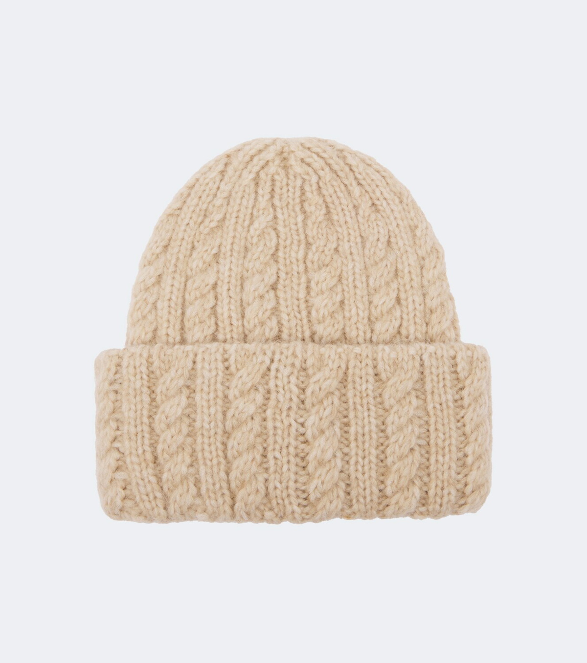 Moncler Cable-knit alpaca and wool-blend beanie
