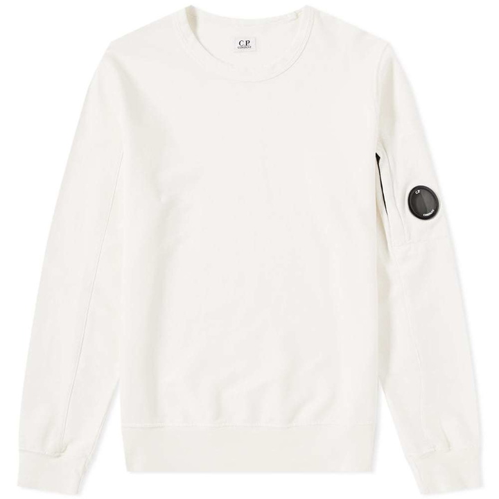 Photo: C.P. Company Arm Lens Crew Sweat White