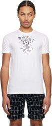 Anna Sui White Beach Girl Baby T-shirt