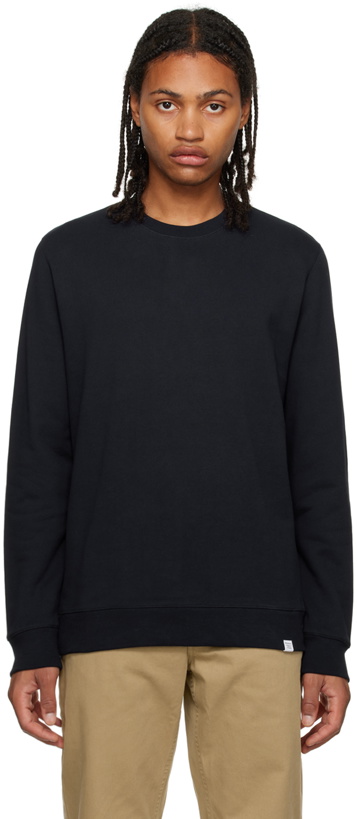 Photo: NORSE PROJECTS Navy Vagn Sweatshirt