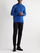 NN07 - Nick Wool-Blend Mock-Neck Sweater - Blue