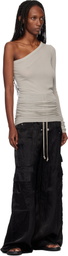 Rick Owens Black Temple Cargobelas Cargo Pants