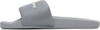 Alexander Wang Gray AW Pool Slides