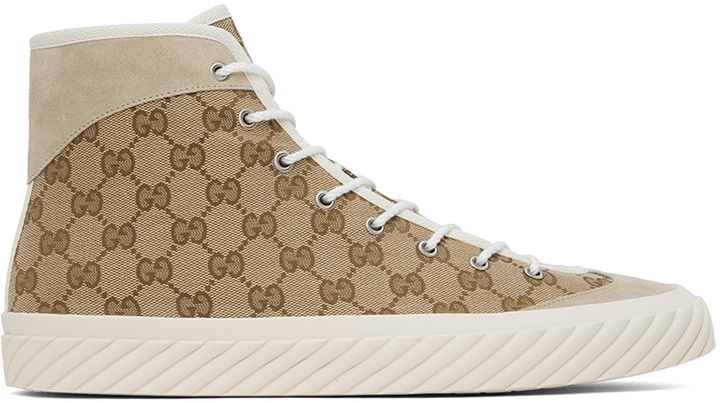 Photo: Gucci Beige GG Sneakers