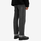Wood Wood Men's Al Rigid Denim Straight Jean in Black Wash