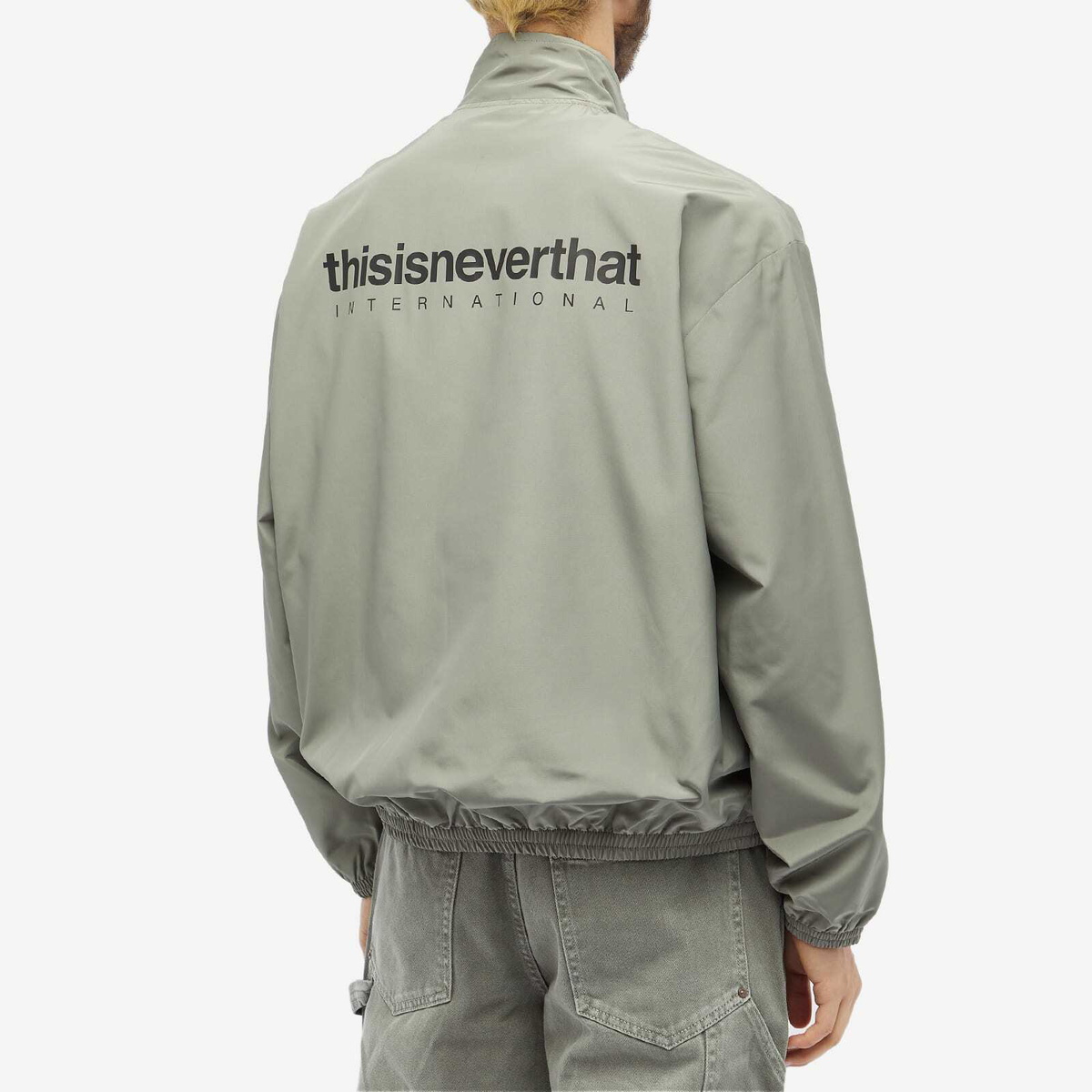 ジャケット・アウター THISISNEVERTHAT INTL. Team Jacket Grey thisisneverthat® - T-LOGO LT CREWNECK | HBX - Globally