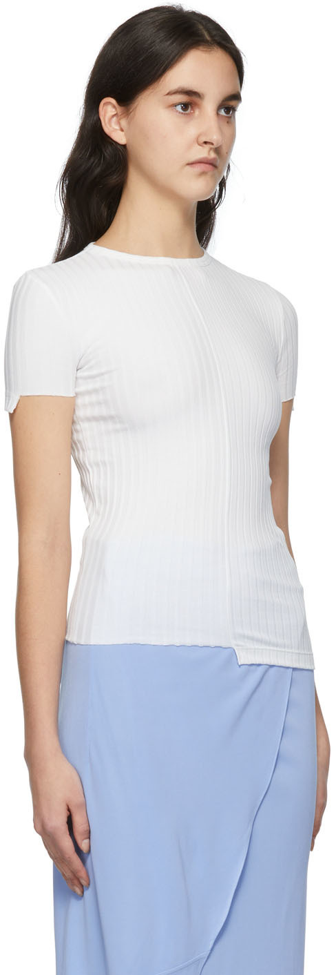 Helmut Lang store LUXE PIMA SHORT-SLEEVE TOP