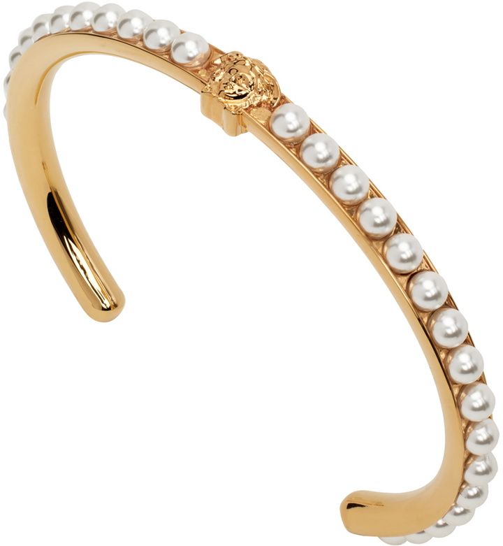 Photo: Versace Gold Pearl Bracelet