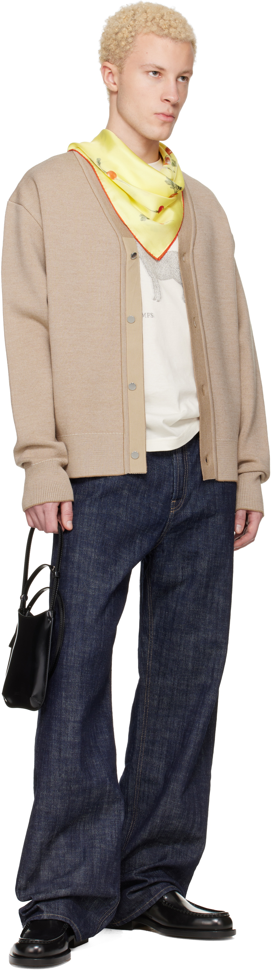JACQUEMUS Black 'The Bisou phone pouch' Bag