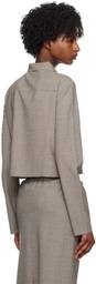 Gabriela Coll Garments Gray No.210 Jacket
