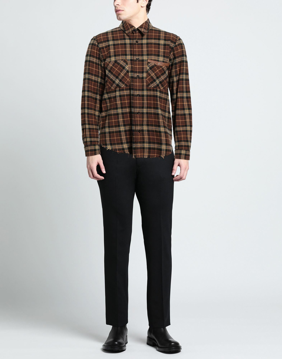 Amiri Mens Shirt in Brown