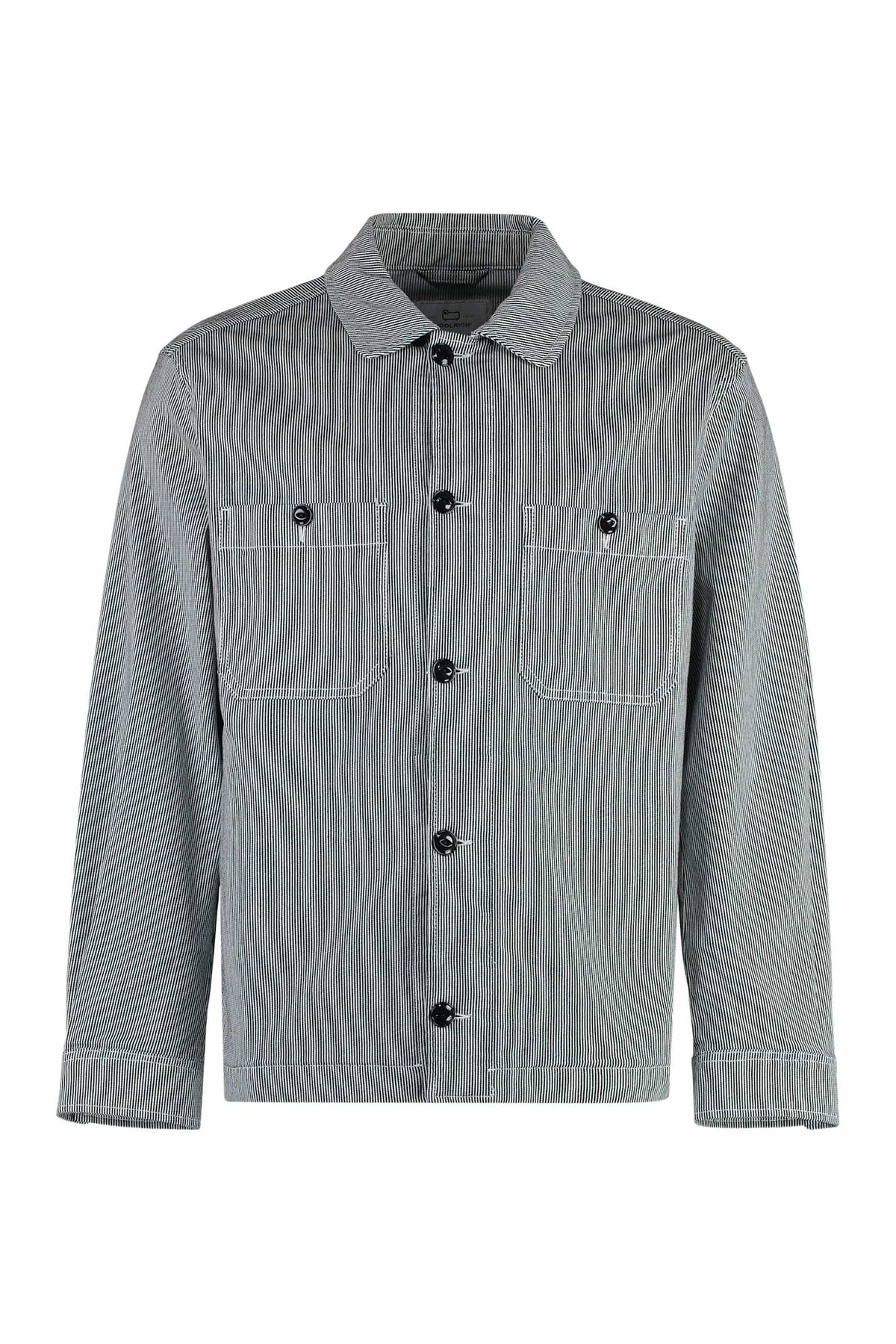 Tシャツ・カットソー WOOLRICH Embroidered flannel Alaskan Melton shirt Woolrich Embroidered Flannel Alaskan Melton Shirt Woolrich