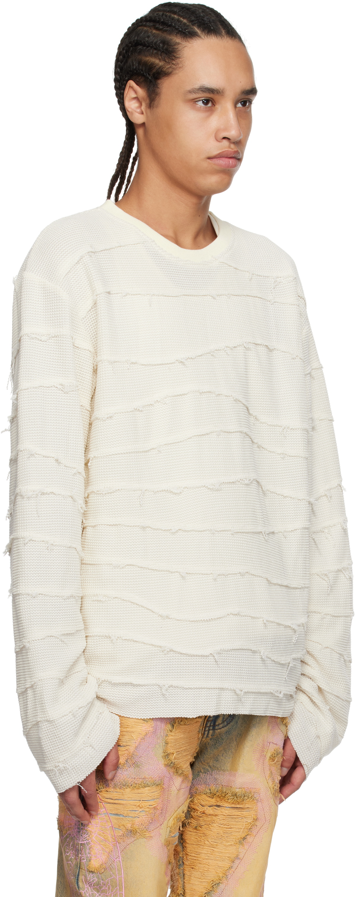 Who Decides War Beige Wavelength Thermal T-shirt WHO DECIDES WAR