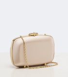 Roger Vivier Rose Vivier satin clutch