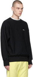 Advisory Board Crystals Black Cotton Sweatshirt