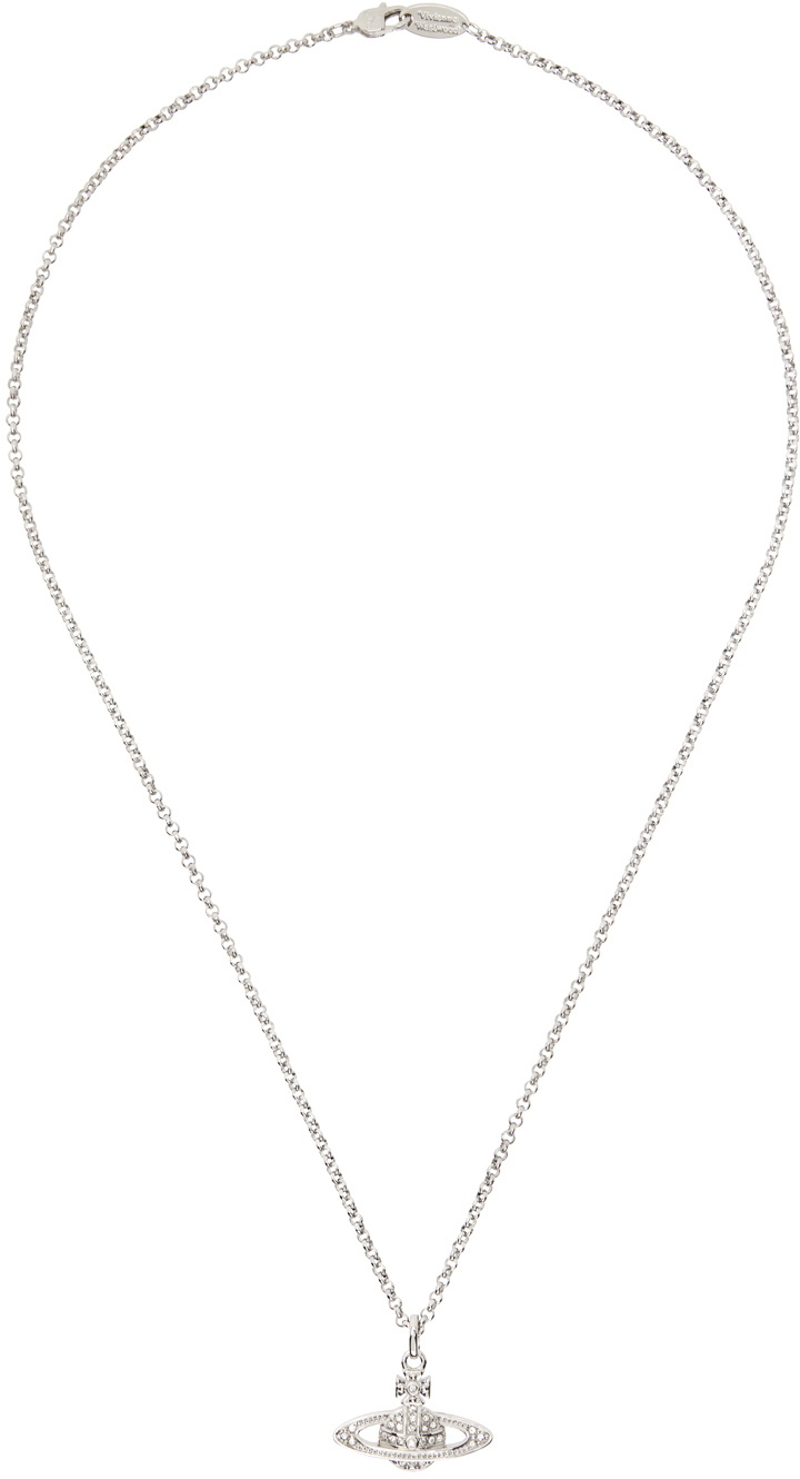 Vivienne Westwood Silver Mini Bas Relief Pendant Necklace Vivienne Westwood