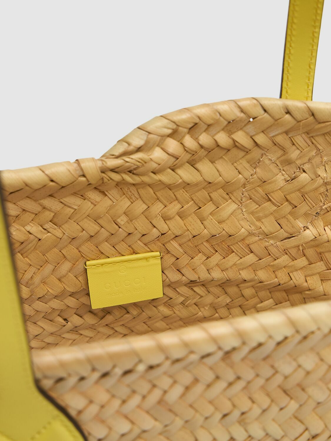 GUCCI Summer Raffia Tote Bag