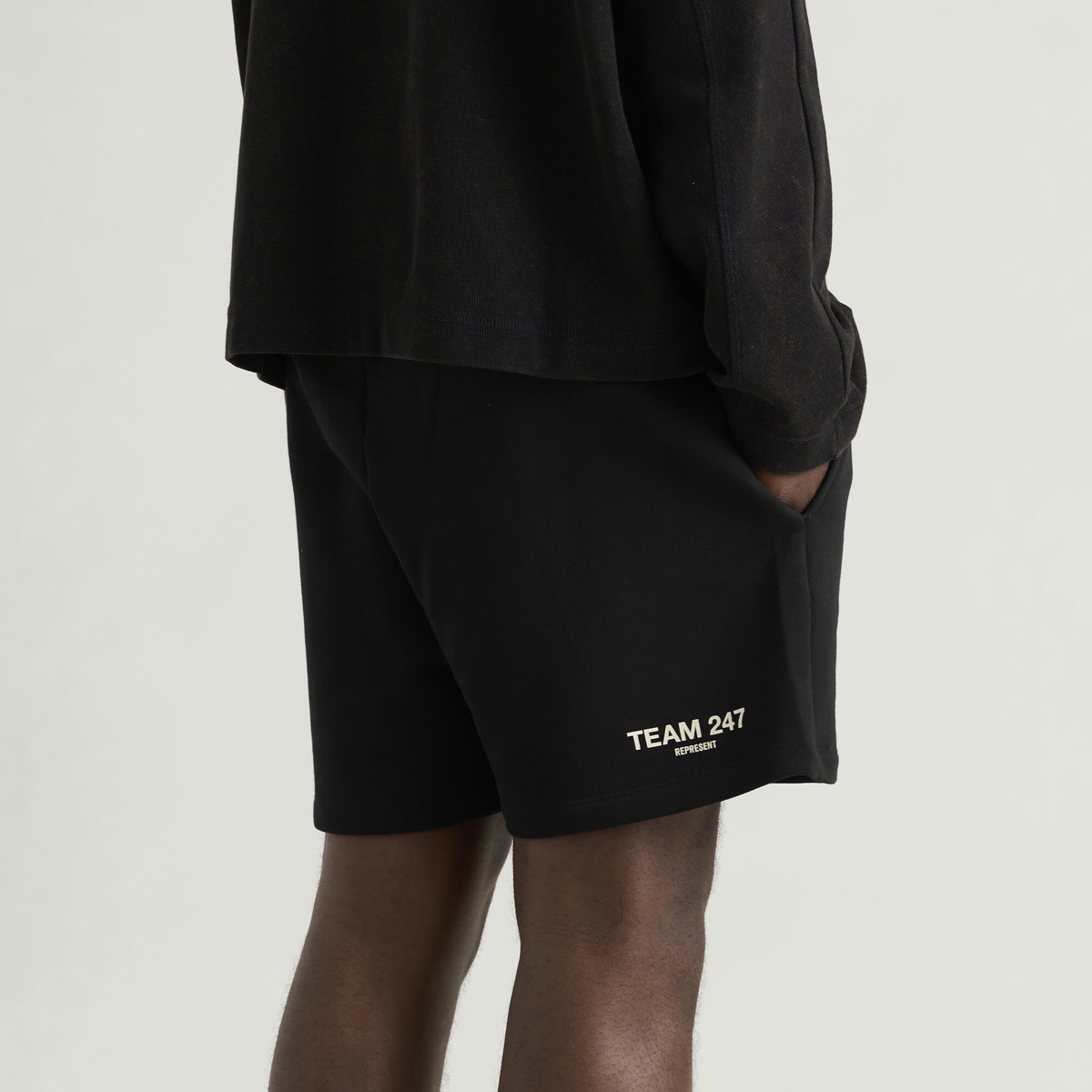 Represent 247 Men's Represent Team 247 Jersey Short in Jet Black