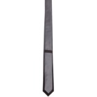 Givenchy Grey and Black Degrade Stripe Blade Tie