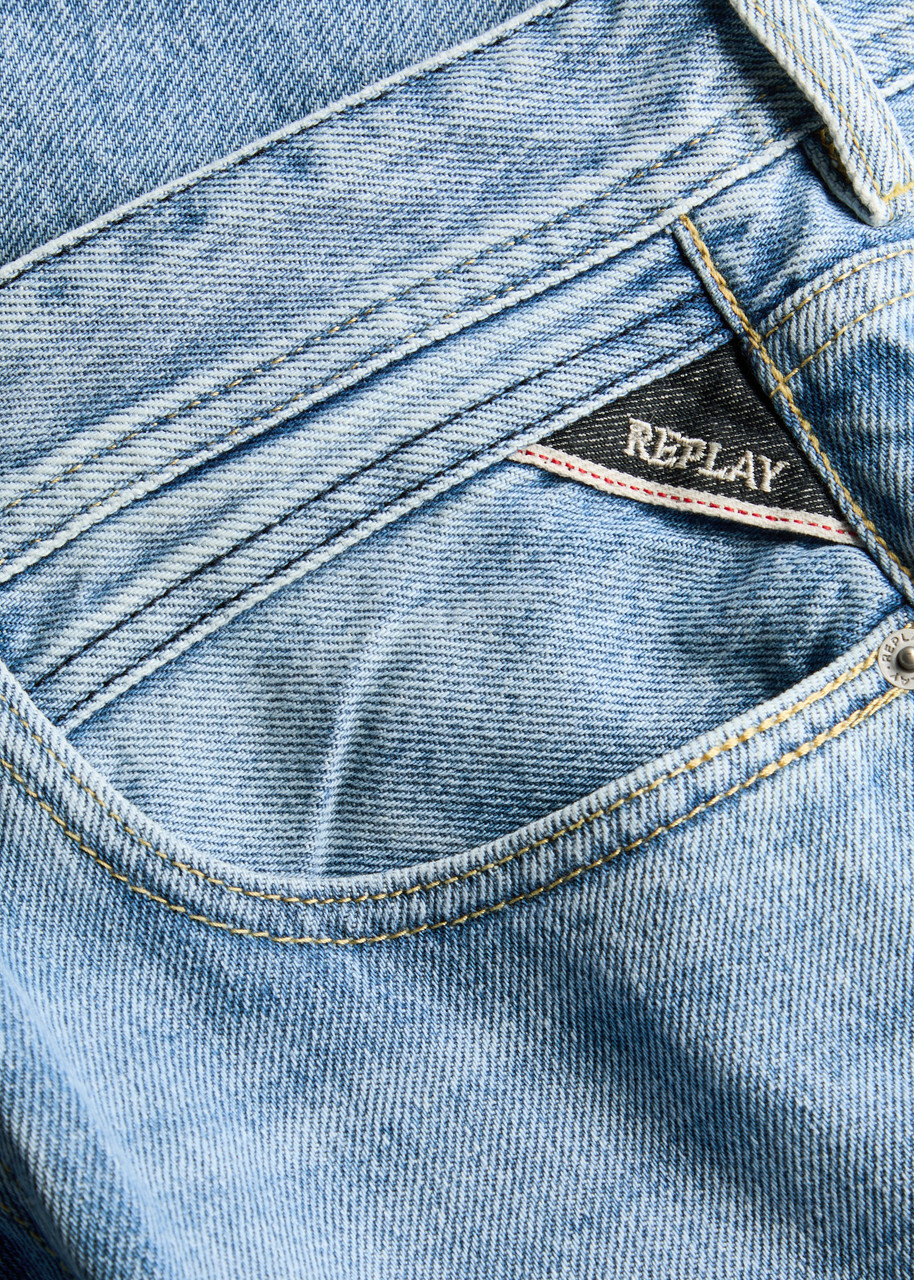 Replay Grover Straight-leg Jeans Light Blue