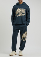 Honor The Gift Entertainment Printed Cotton Sweatpants Blue