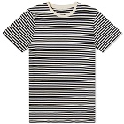 Organic Basics Men's Stripe T-Shirt in Navy