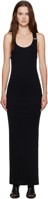 Photo: Jean Paul Gaultier Black 'The Piercing' Maxi Dress
