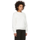 032c SSENSE Exclusive White Smiley Sweatshirt
