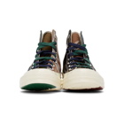 Converse Green and Orange Chuck 70 High Sneakers