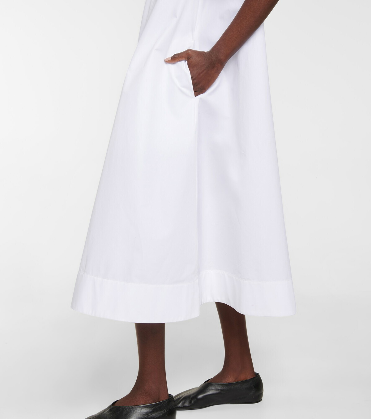 Jil Sander - Cotton poplin midi dress Jil Sander