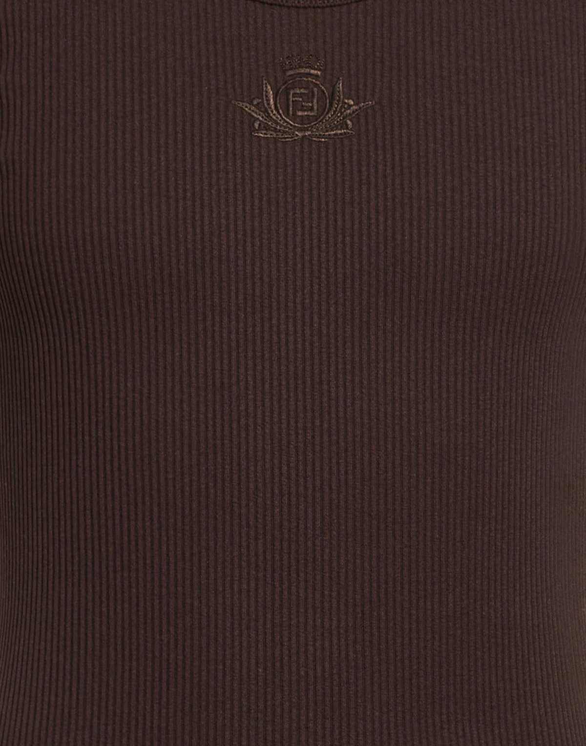 Fendi Mens Tank top Dark in Brown