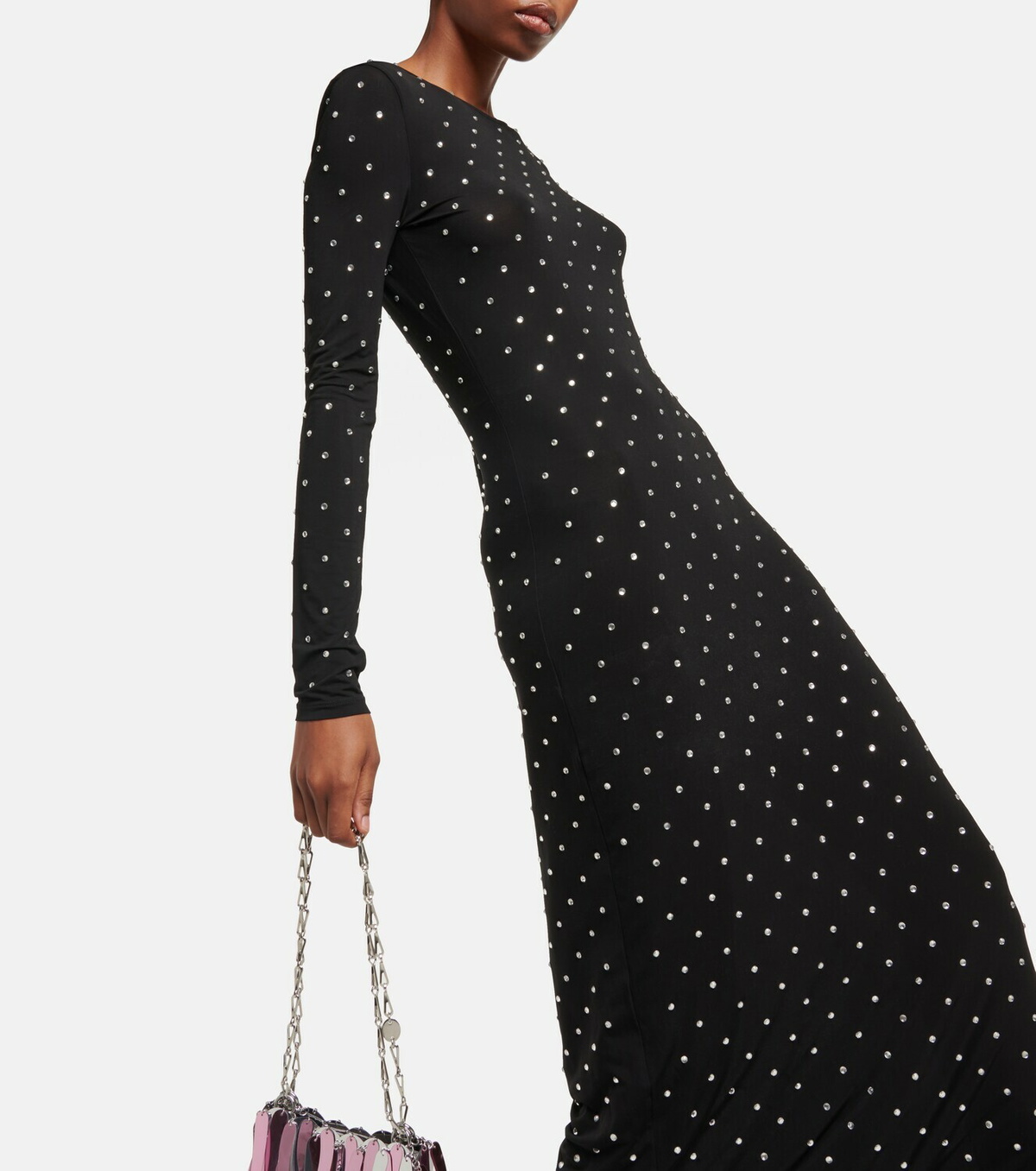 Rabanne Crystal-embellished maxi dress Paco Rabanne