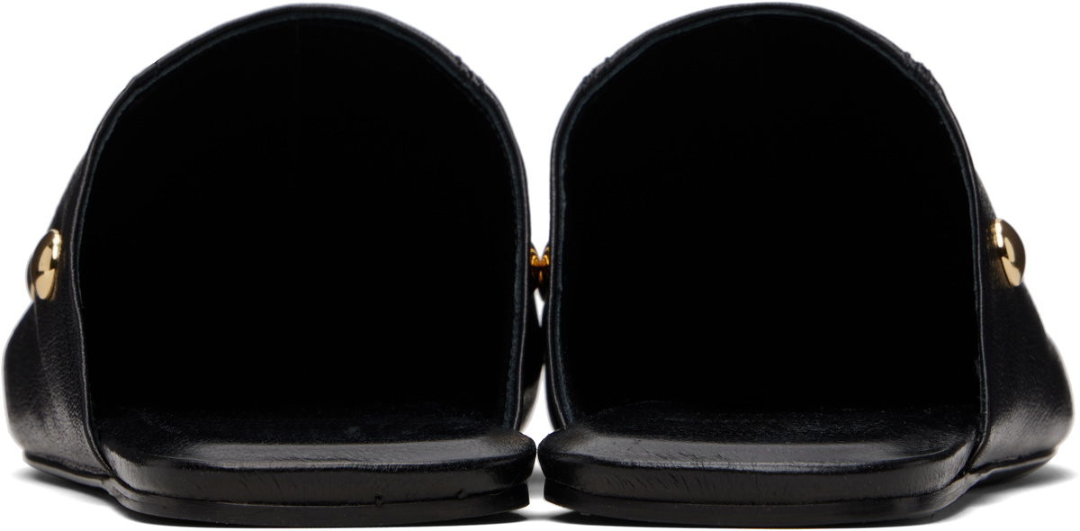 Chloé Black Rita Mule Loafers