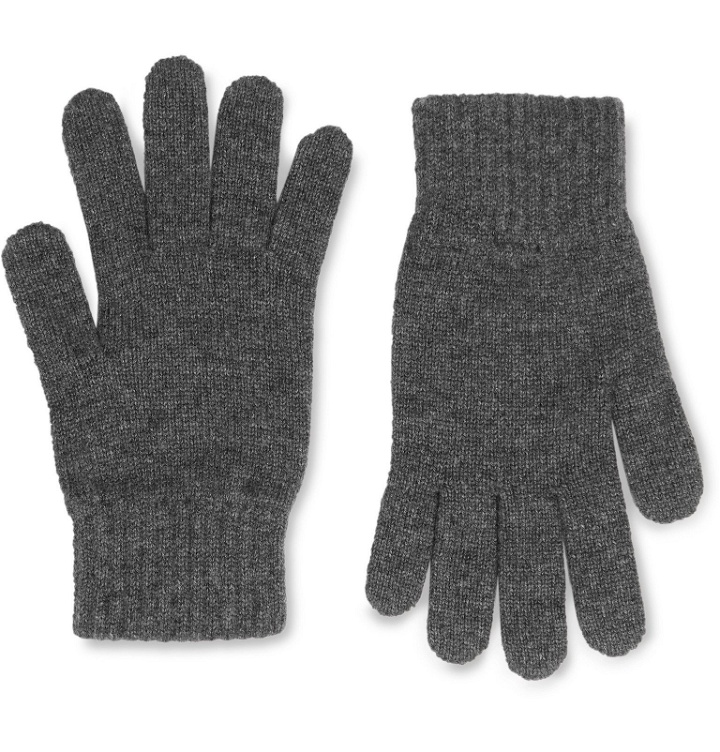 Photo: Johnstons of Elgin - Cashmere Gloves - Gray