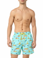 MC2 Saint Barth Man Mid-length Gustavia Swim-shorts With Homer Simpson Print | The Simpsons Special Edition