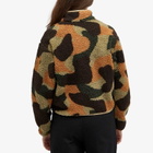 Dickies Women's Mount Hope Camo Fleece in Imperial Green