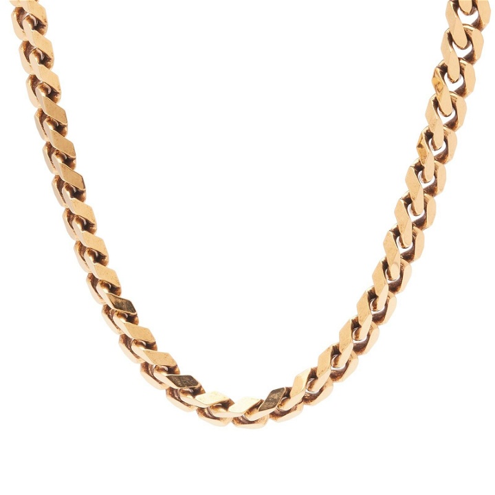Photo: Alexander McQueen Men's Skull Chain Necklace in Gold