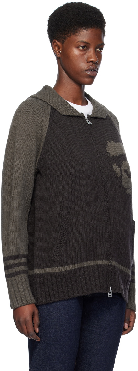 BAPE Black Intarsia Sweater