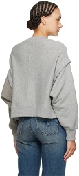 UNDERCOVER Gray Paneled Sweatshirt