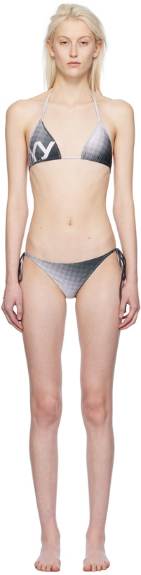 OPEN YY Khaki Rose Bikini & Mini Skirt Set OPEN YY