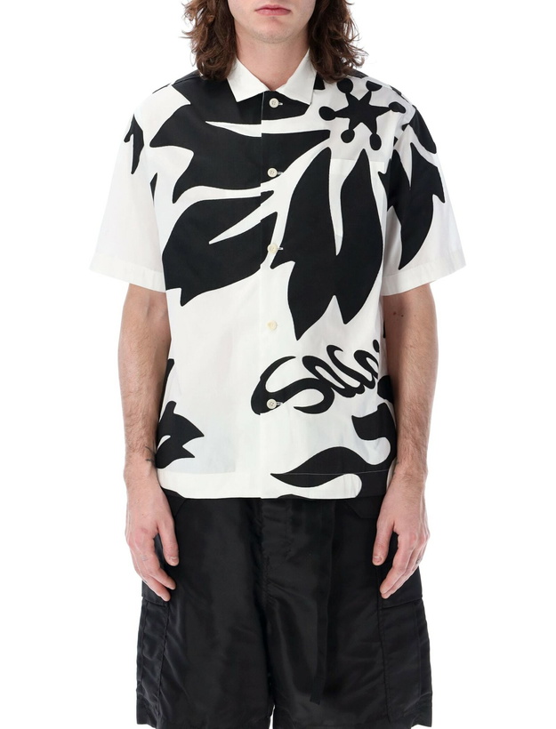 Photo: Sacai Floral Patch Shirt