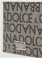 Dolce & Gabbana - Jacquard Logo Wallet in Brown