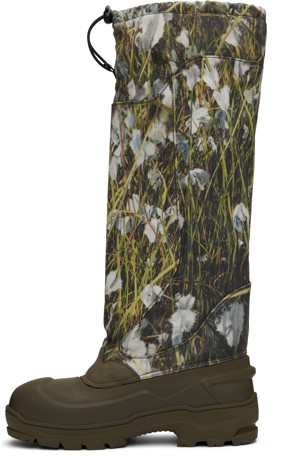 ROA Khaki Rubber Tall Boots
