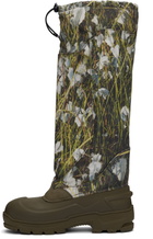 ROA Khaki Rubber Tall Boots