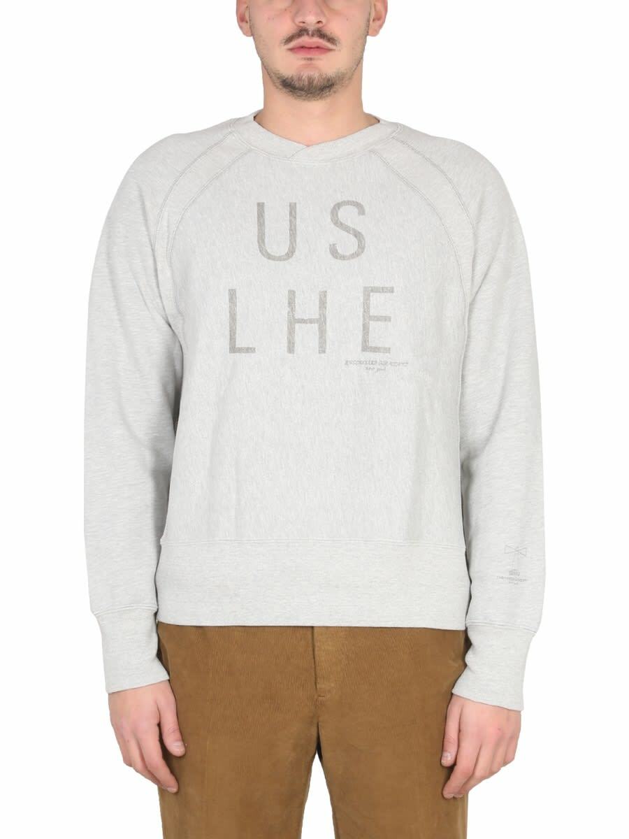パーカー・フーディ Engineered Garments CREWNECK SWEATSHIRT (22F1B020_NL050) Engineered Garments - Cotton-Blend Jersey Sweatshirt - Gray