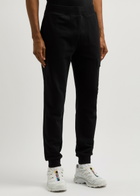 C.P. Company Diagonal Raised Cotton Sweatpants Black