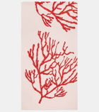 Les-Ottomans Coral cotton tablecloth